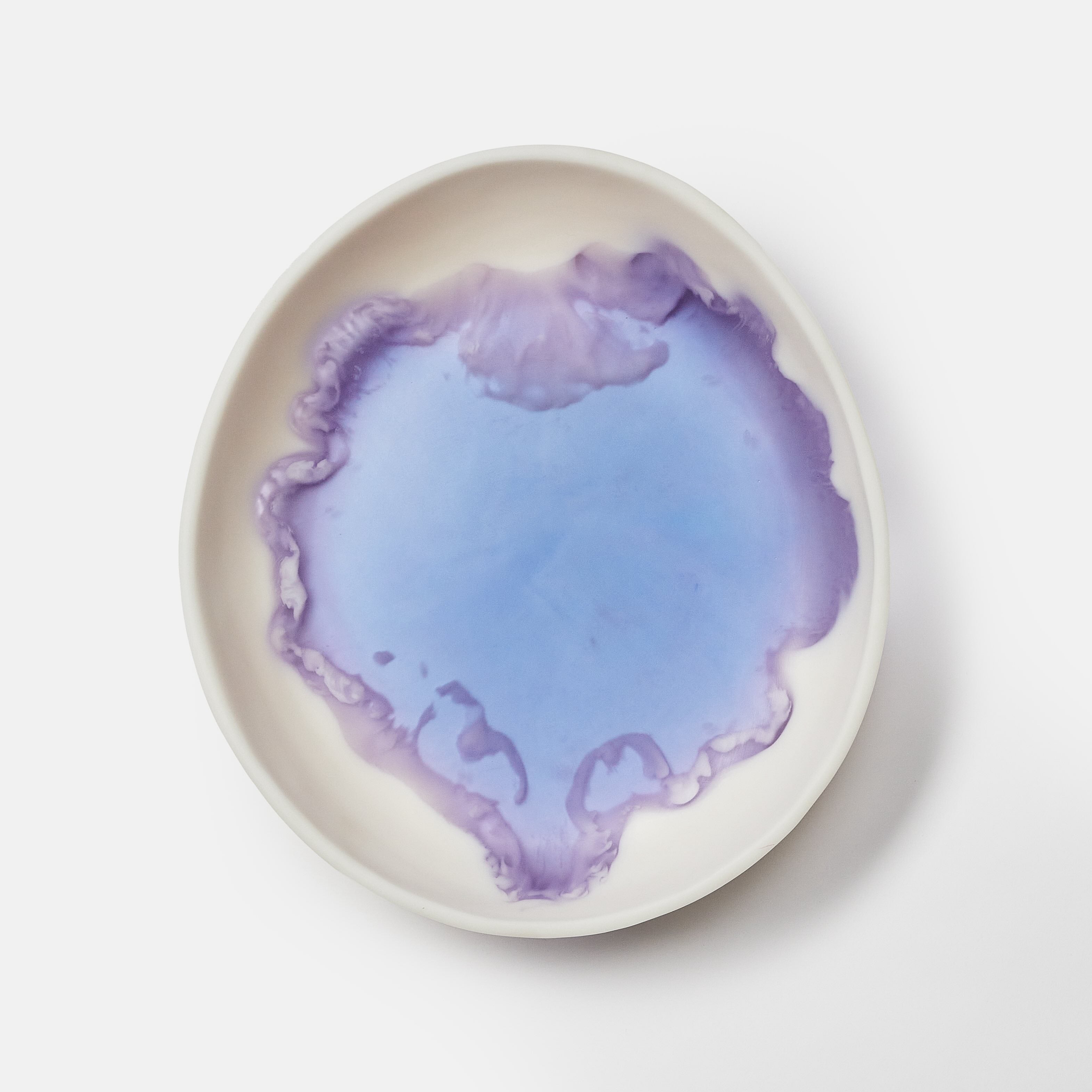 Salad Bowl, Lavendar Swirl