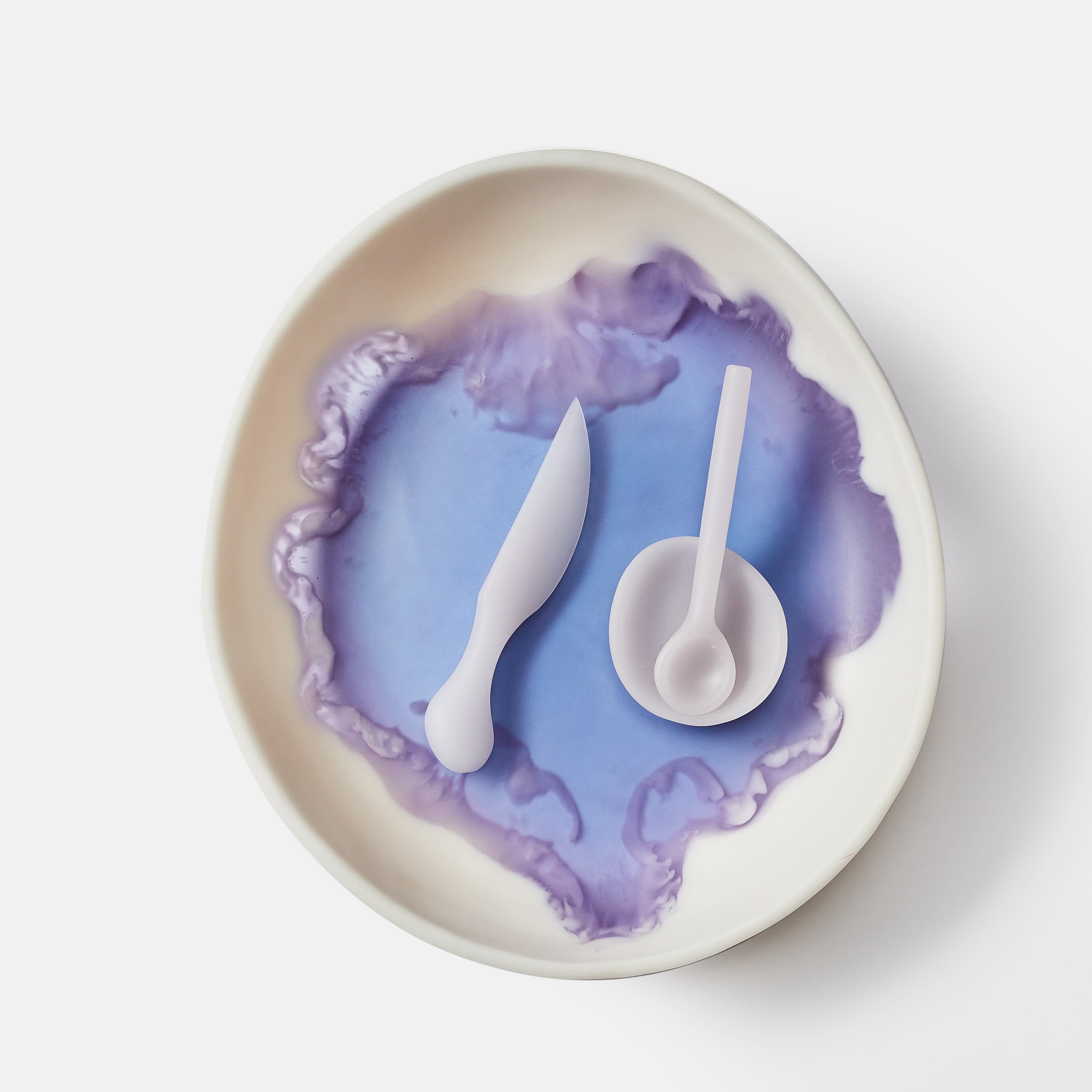Salad Bowl, Lavendar Swirl