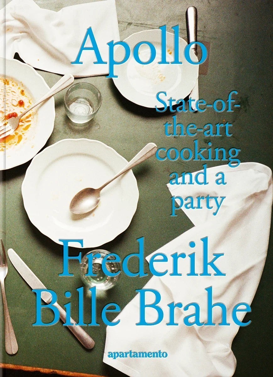 keep-collections Apollo cookbook by Frederik Bille Brahe featuring a table setting with plates and cutlery