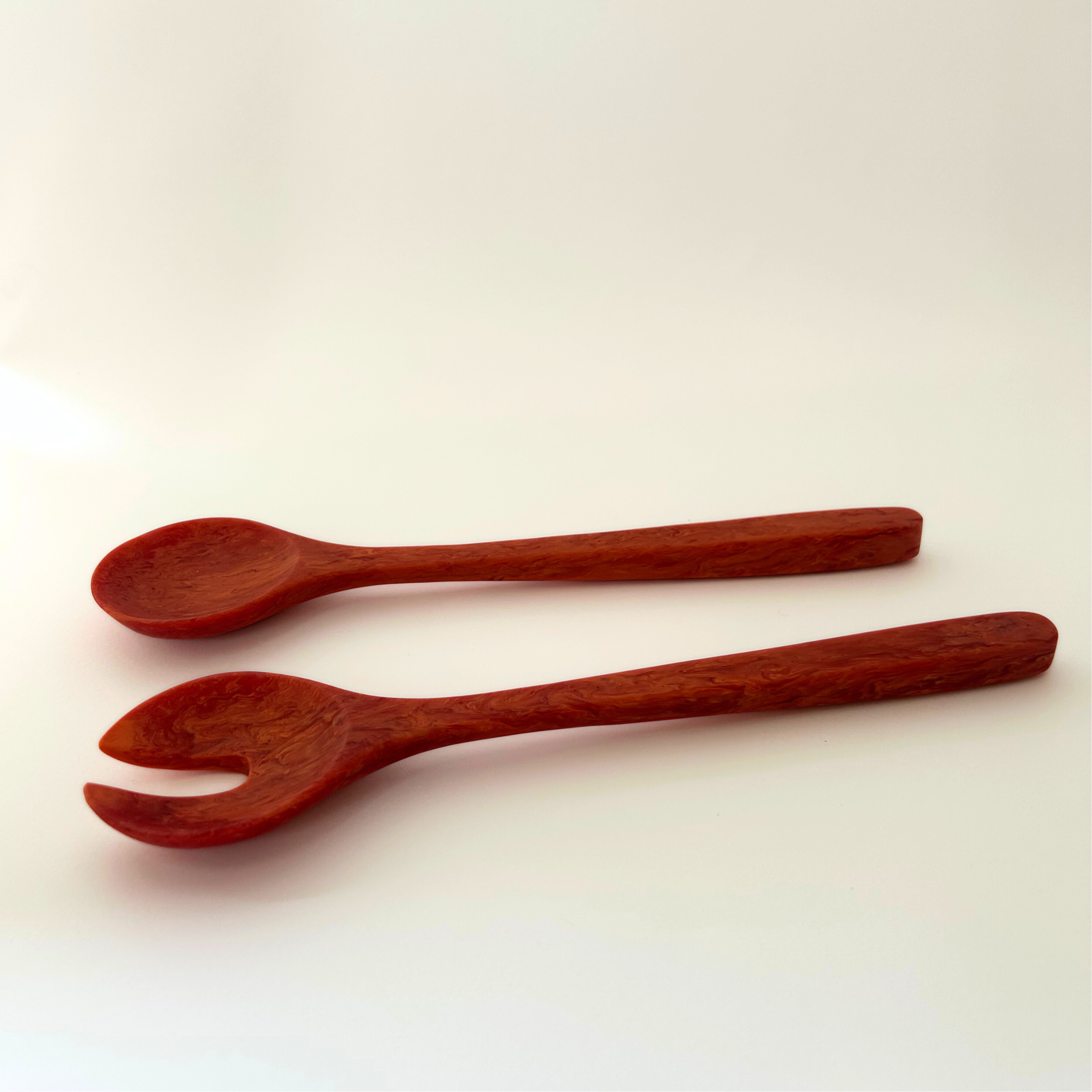 SALAD SERVERS - MARGHERITA RED